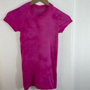 lululemon athletica Swiftly Pink Short Sleeve Tee